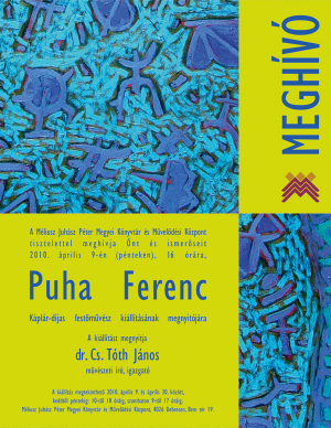 Puha Ferenc meghívó