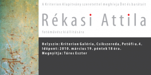 Rékasi Attila meghívó