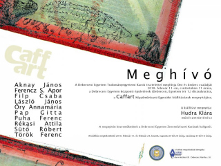 Meghívó /web/, Caffart - Debreceni Egyetem díszudvar